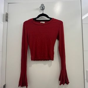 Long sleeve ruffle shirt from Urban